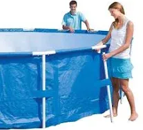 Bestway Steel Pro 15-Foot x 48&#034; Round Frame Pool (No Pump) (For Parts)