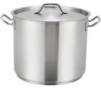 24qt S/S Stock Pot w/Cover (2 Set)