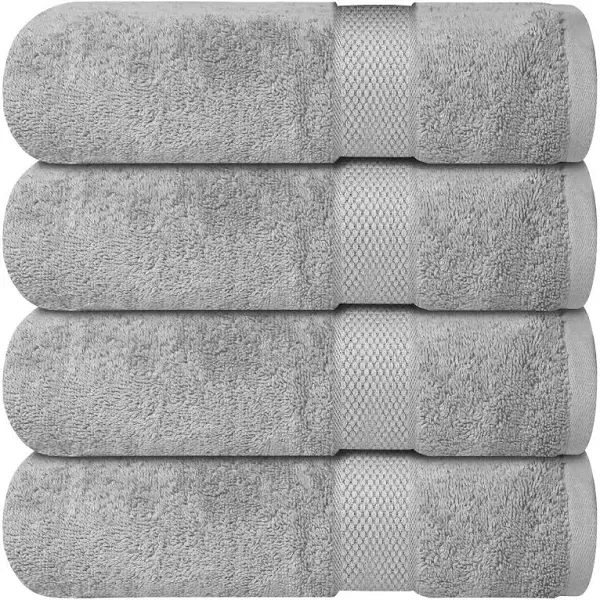 Infinitee Xclusives Premium Bath Towels Set of 4-27x54 Inches