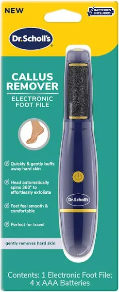 Dr. Scholl&#039;s Callus Remover Electronic Foot File Electric Hard Skin Removal f...