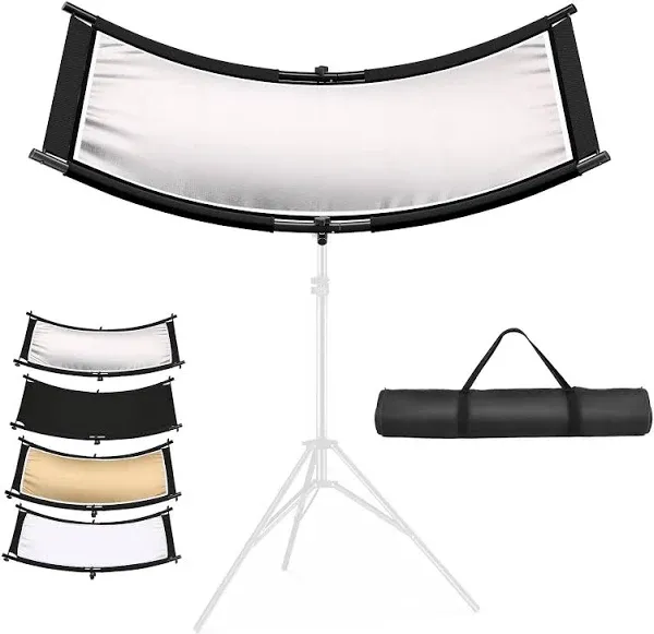 SOONPHO Clamshell Light Reflector Diffuser 43x20inch/110x<wbr/>50cm with Carry Bag,...