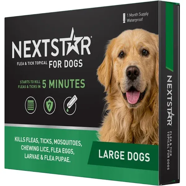 Capstar NEXTSTAR Flea and Tick Topical for Medium Dogs 23-44 lbs. 3 month supply