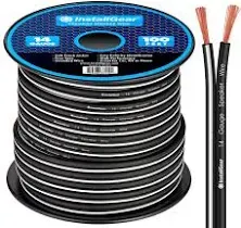 14 Gauge 30ft Black Speaker Wire Cable Car Speakers Stereos Home Theater Speaker