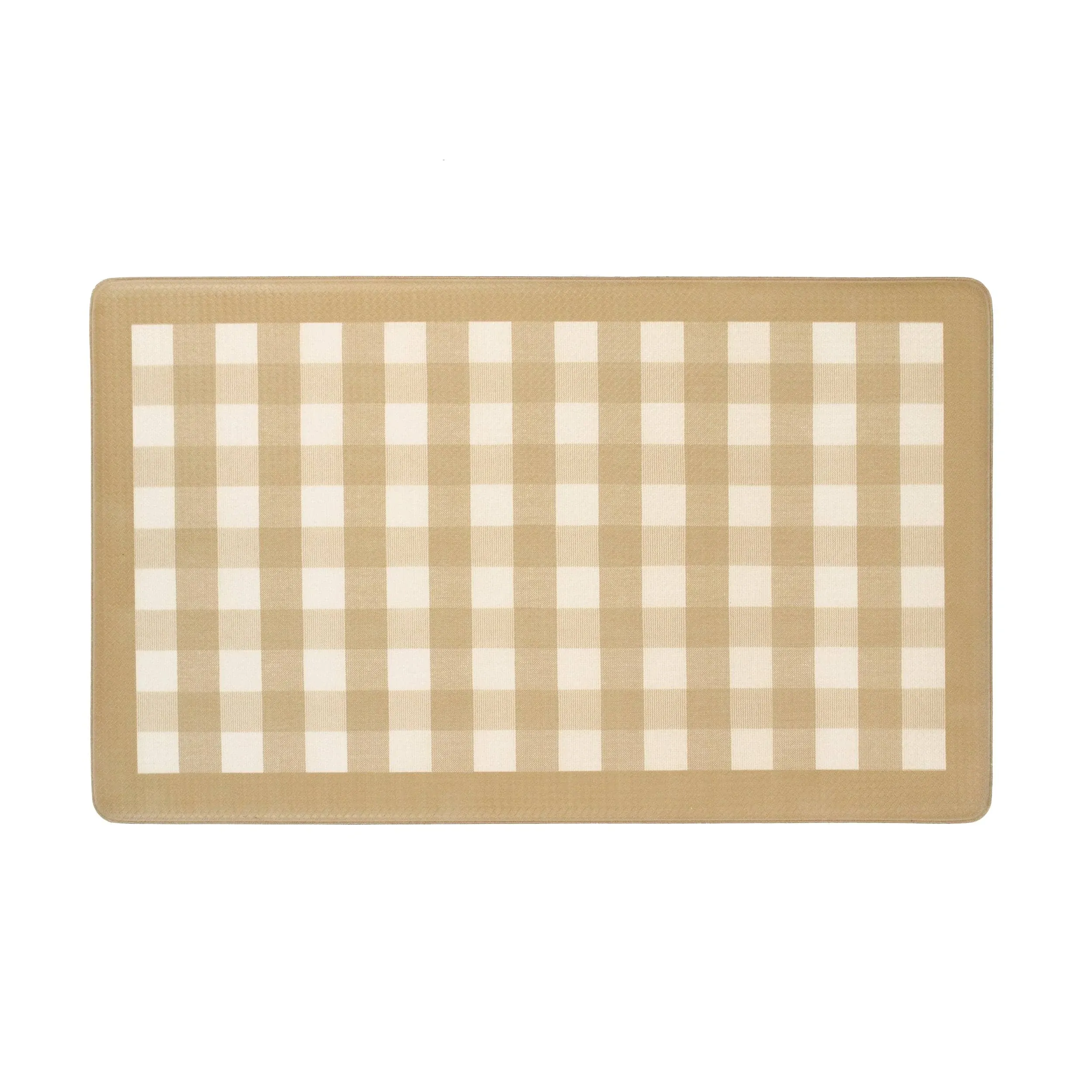 Achim Buffalo Check Anti-Fatigue Mat Taupe