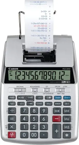 Canon P23-DHV-3 Printing Calculator