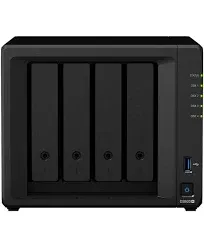 Synology DiskStation DS920+ 4-bay Diskless NAS (4GB DDR4, Black)