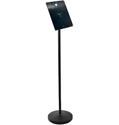 Azar Displays Floor Pedestal Sign Holder