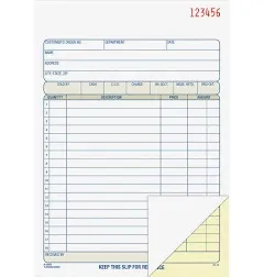 Adams 3-Part Carbonless Sales Order Book