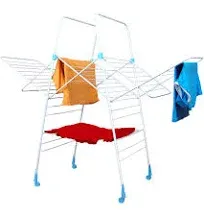 Metal Clothes Drying Rack Indoor and Outdoor Laundry Clothes Drying Holder