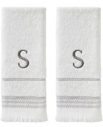 SKL Home Casual Monogram Hand Towel Set