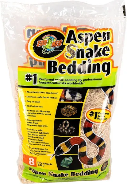 Zoo Med Aspen Snake Bedding (24 Quarts)