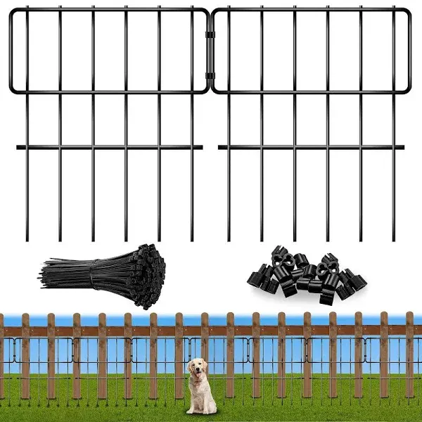 25 Pack Animal Barrier Fence, 17 in(H) X 27 Ft(L) No Dig 17&#039;&#039; (H) X 27&#039; (L)