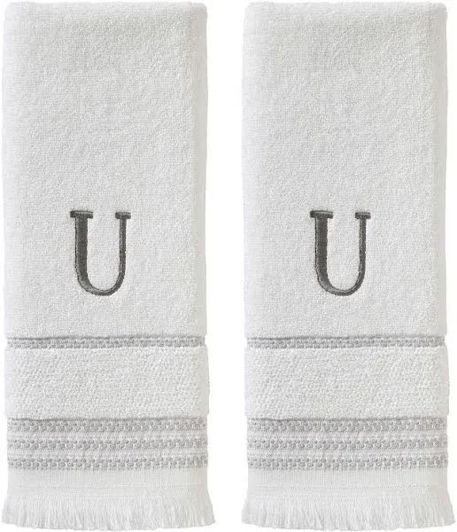 SKL Home Casual Monogram Hand Towel Set