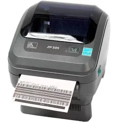 Zebra ZP505 Thermal Label Printer No Cords, Used *Read*