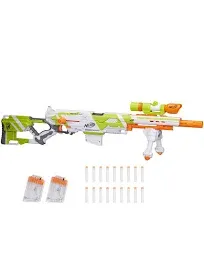 NERF Longstrike CS-6 Blaster Tested &amp; Working 3 Magazines &amp; Darts Fast Shipping 