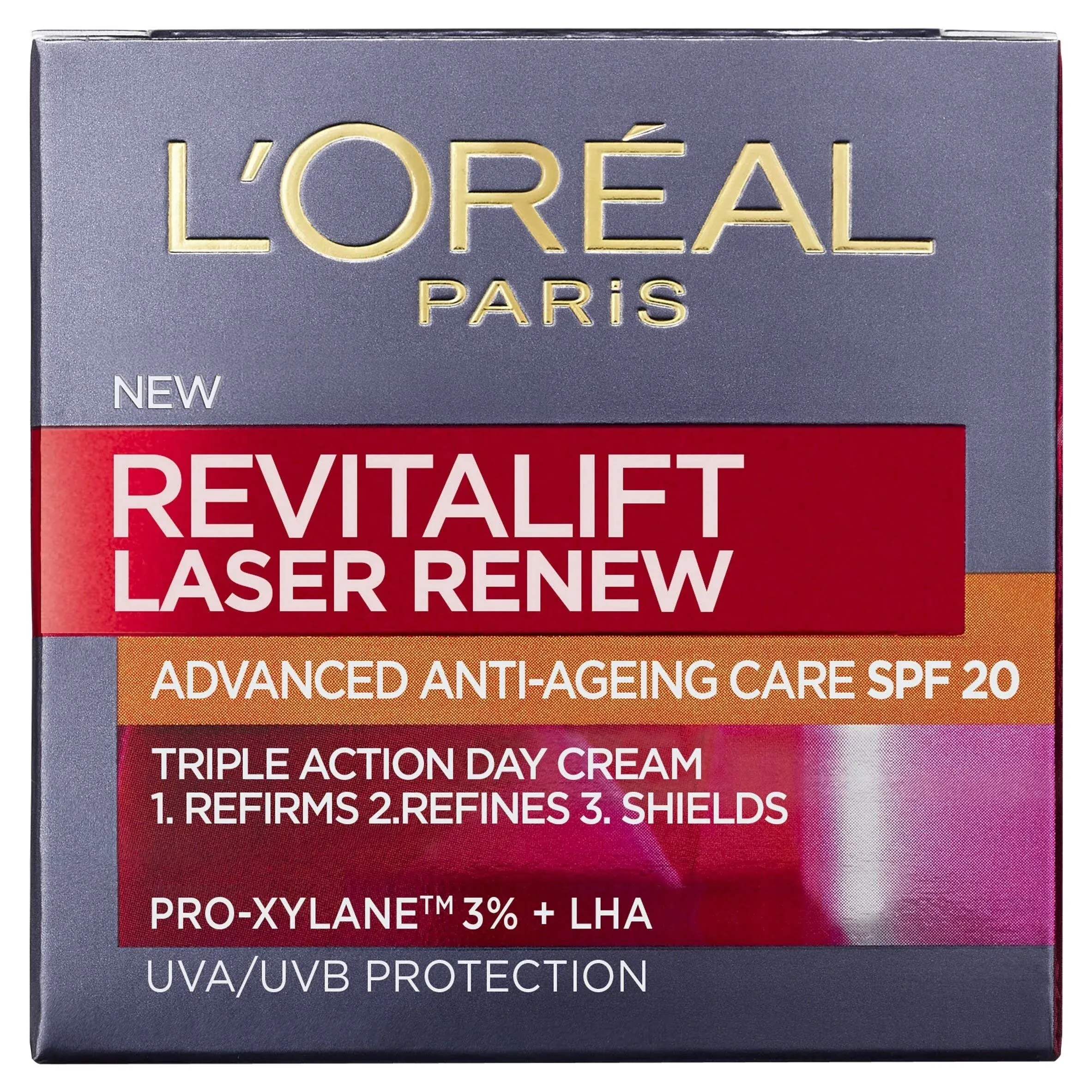 L'Oreal Paris | Revitalift Laser Face Moisturiser With SPF 25 | Triple Action Anti-Ageing Day Cream - 50ml