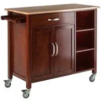 Pemberly Row Traditional Kitchen Cart