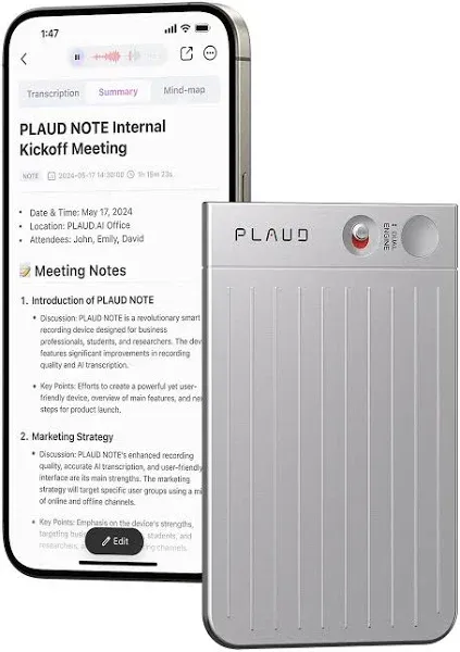 PLAUD NOTE ChatGPT Empowered AI Voice Recorder