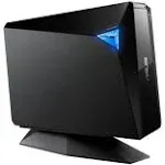 Asus External Blu-Ray Writer Black, BW-16D1H-U PRO/BLK/G/AS/PDVD