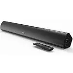 Majority Teton Sound Bar for TV 120W Powerful Stereo 2.1 Channel Sound