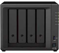 Synology 4-Bay DiskStation DS923+, Diskless, AMZ Ryzen R1600 2-Core CPU