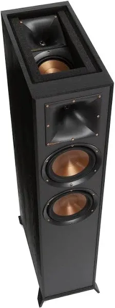 Klipsch Reference R-625FA Floorstanding Speaker, Black, Pair