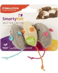 SmartyKat Skitter Critters, Value Pack - 10 toys