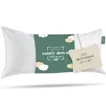 ComfyDown 95% Feather 5% Down, Rectangle Decorative Pillow Insert, Sham STUFFER. - 14" x 36"