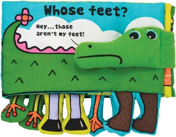 Melissa & Doug - 19203 | Soft Activity Book - Whose Feet?