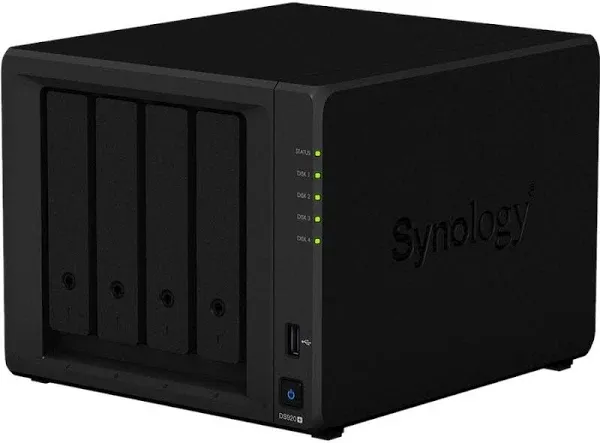 Synology DS920+ 4 Bay NAS DiskStation 4GB - Black