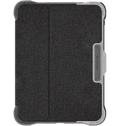 Brenthaven Edge Folio Hard Shell Protective Case Fits iPad 10th Generation 2022 (10.9-inch) Auto Sleep/Wake Cover with Smart Stand - Durable, Slim, Lightweight and Drop Tested - Gray