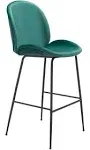 Miles Bar Chair Green | Zuo