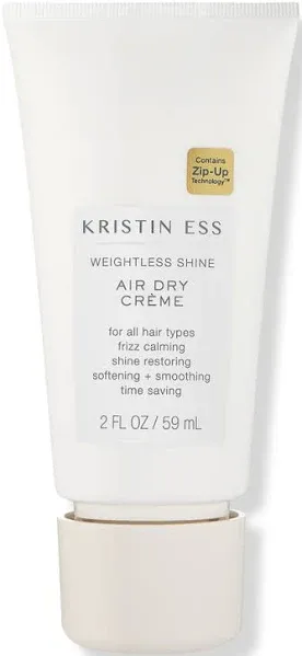 Kristin Ess-Weightless Shine-Air Dry Creme-ALL HAIR TYPES-FRIZZ CALMING 5 fl. oz