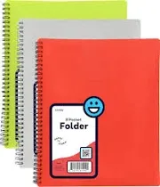 Poly 8 Pocket Organizer File Folder Letter Legal Document Organizer Perfect for 