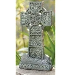 CB Catholic Celtic Cross Garden Statue