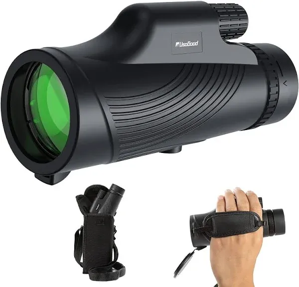 Monocular  Telescope , 10x42 Monoculars for Adults, Usogood Compact Portable ...