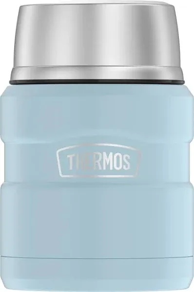 Thermos 16 oz. Stainless King Vacuum Insulated Stainless Steel Food Jar Blue