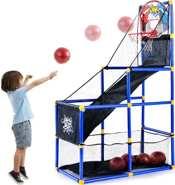 JOYIN | Kids Arcade Basketball Game Set with Hoop