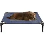 Petmaker Portable Raised Cot-Style Elevated Pet Bed, Blue