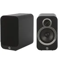 Q ACOUSTICS Q 3020i PAIR OF SPEAKERS BOOKSHELF CARBON BLACK NEW