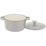 Cuisinart Chef's Classic Enameled Cast Iron 3- qt. Round Covered Casserole - Linen