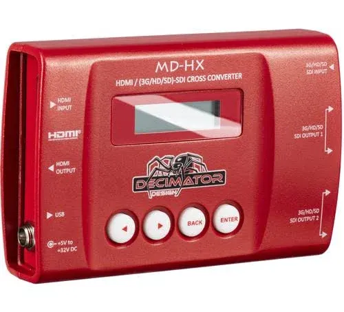 Decimator MD-HX HDMI and SDI Cross Converter with Scaling & Frame Rate