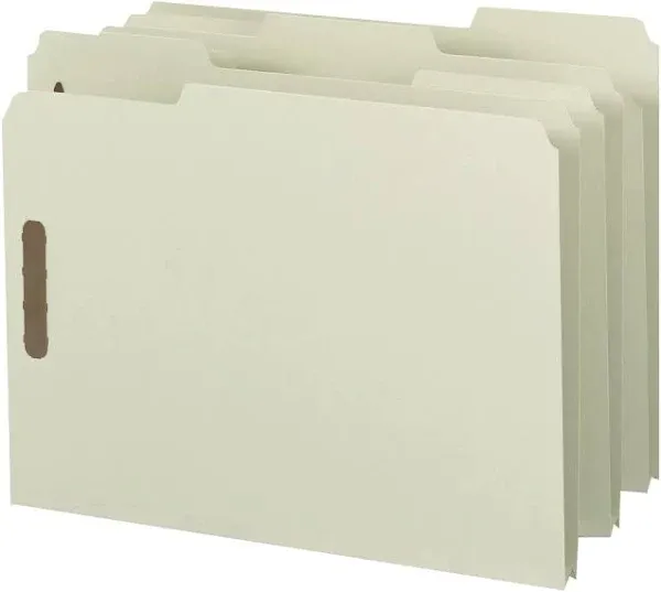 Smead Recycled Pressboard Fastener Folders