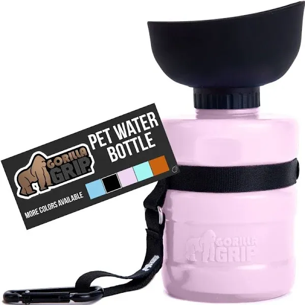 Gorilla Grip Portable Dog Water Bottle