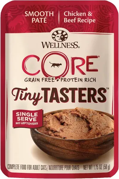 Wellness CORE Tiny Tasters Wet Cat Food Complete &amp; Balanced Natural Pet Food ...