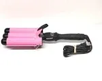 MODVICA 3 Jumbo Barrel Curling Iron Wand 32mm Hair Waver Temperature Adjustable Ceramic Big Waves Hair Crimper (125)