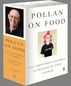 Pollan On Food ~ Boxed 3 Book Set ~ By Michael Pollan~Omnivor<wbr/>e&#039;s Dilemma-Cooked