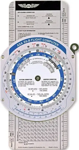 asas Color E6B Flight Computer