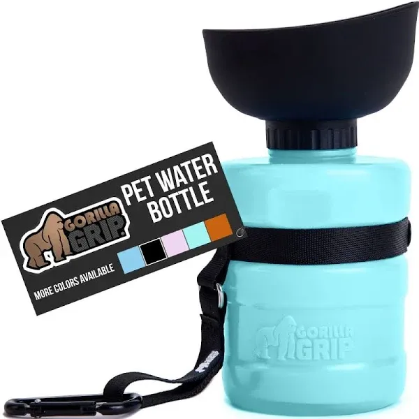 Gorilla Grip Portable Dog Water Bottle