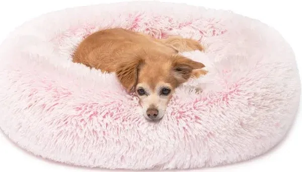 Friends Forever PET63DU5236 Donut Beds for Medium Small Cat and Dog